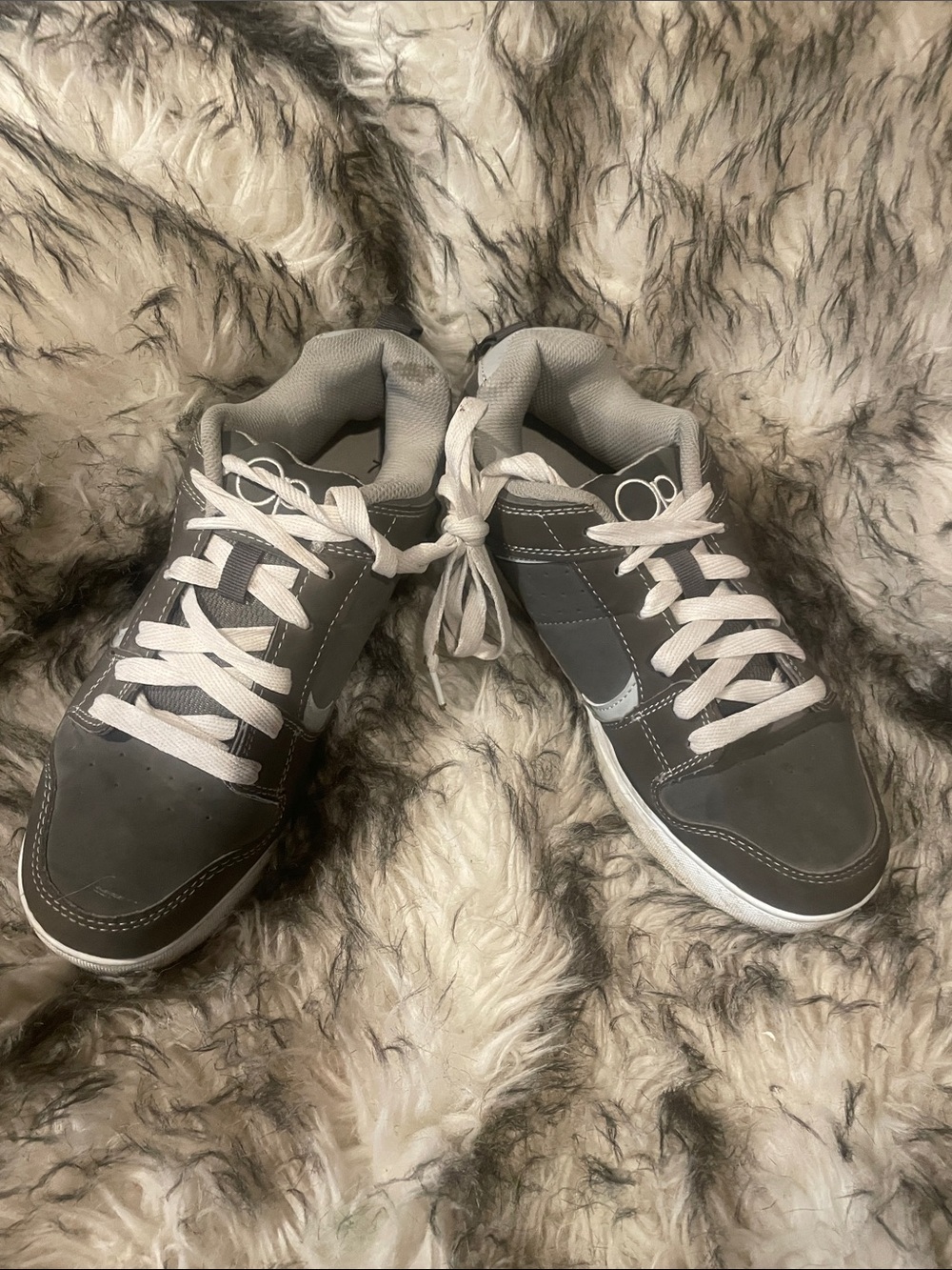 Men's Ocean Pacific Skate Sneakers Grey/White Size 7 SB4